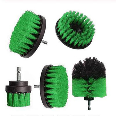 

5pcs Power Wash Brush Nylon Bristle Bathroom Toilet Cleaning Drill Brush Set