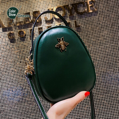 

Beibaobao Bee Messenger Bags For Women High Quality Lady Shoulder Packet Multi-layer Pocket For Girls 3 Zipper Crossbody Packets