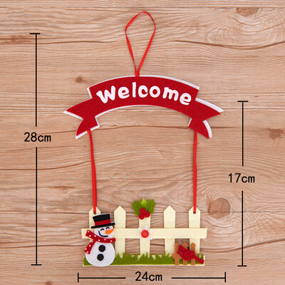 

Tailored Handmade Santa Cloth Doll Birthday Present For Home Christmas Holiday Decoration