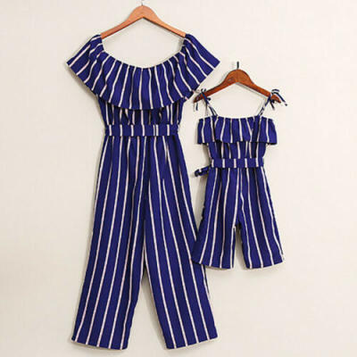 

Family Matching Clothes Mother&Daughter Women Girl Outfit Romper Jumpsuit UK