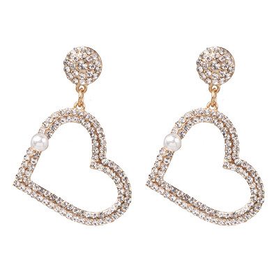 

2019 New Bohemian Crystal moon stars Drop Earrings For Women Vintage Earrings Female Fashion Party Jewelry Brincos