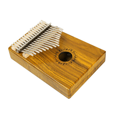 

GECKO Kalimba Mbira Sanza 17 Keys Thumb Piano with Musical Notation Koa Wood
