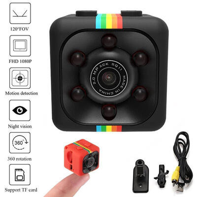 

Quelima SQ11 120 Degree FOV Night Vision Mini Camera 1080P HD DVR Camcorder NewRedBlueBlack