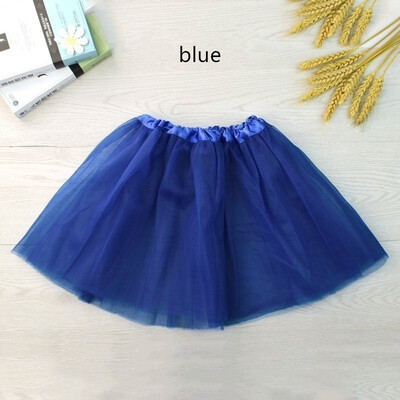 

New Fashion 12 Colors Baby Girl Child Baby Three-layer Mesh Dance Skirt Ballet Dress Puffy Skirt