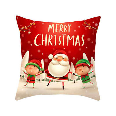 

Siaonvr Christmas Pillow Cover Decor Pillow Case Sofa Waist Throw Cushion Cover