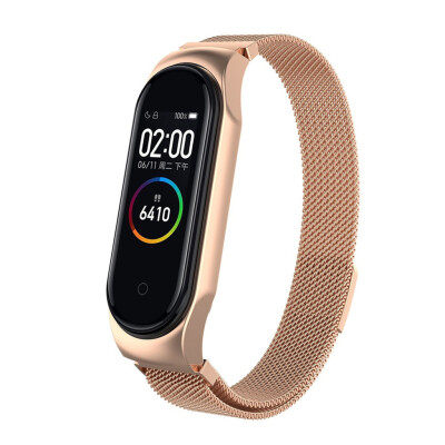 

〖Follure〗Milanese Magnetic Loop Wrist Strap Metal Wristband For Xiaomi Mi Band 4 Watch