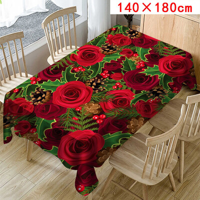 

Toponeto Valentines Tablecloth Print Rectangle Table Cover Holiday Party Home Decor