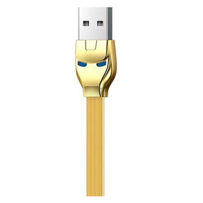 

HOCO Iron Man Style Universal 3 In 1 USB Data Cable For Android And Type-C Cellphones