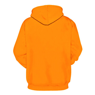 

Toponeto Mens New Style 3D Printed Long-Sleeved Cap Guard With Round Collar Blouse