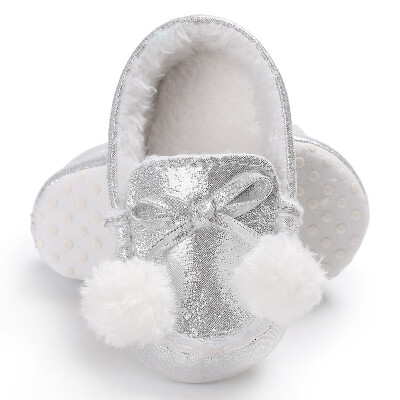 

Baby Newborn Infant Toddler Shoes Boys Girls Winter Autumn Loafer Sweet Shoes Keeping Warm Soft Sole First Walker Crib Babe