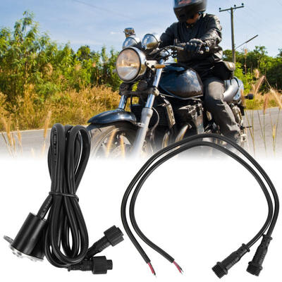 

Greensen Aluminum Alloy Electric Light Retrofit Rear View Mirror Switch Cable Self-locking Switch Cable