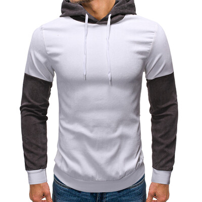 

Toponeto Mens Casual Fashion Printing Hoodie Pure color Long Sleeves Sweatershirt Tops