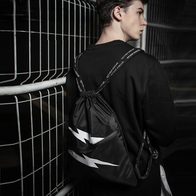 

Fitness Backpack Mens Sports Portable Simple Swimming Waterproof Pull-rope Pack GirlsPull-rope Shoulder Pack