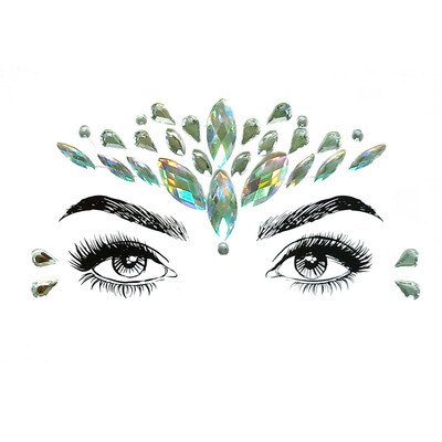 

〖Follure〗Face Gems Adhesive Glitter Jewel Wedding Festival Rave Party Body Make Up