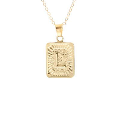 

Fashion Jewelry Brand English Alphabet Pendant Necklace For Women Gift