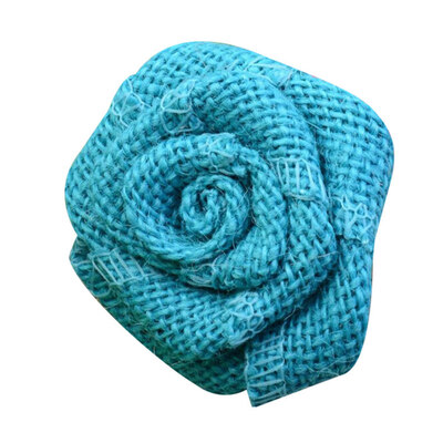 

Party Wreath Handmade Artificial Flower Burlap Rose Wedding Corsage Decoration