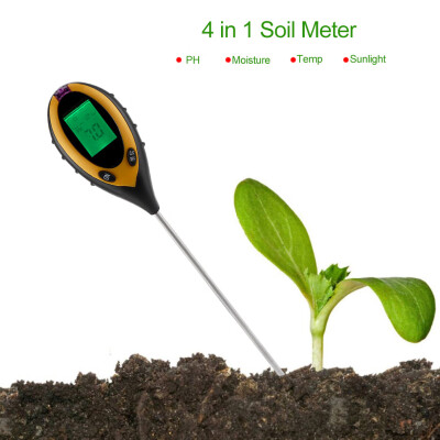 

Greensen 4 In 1 LCD Moisture Temperature Sunlight PH Tester Meter Garden Soil