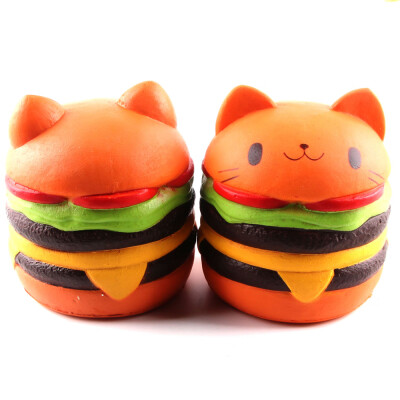 

Jumbo Squishy Burger Cat Toys