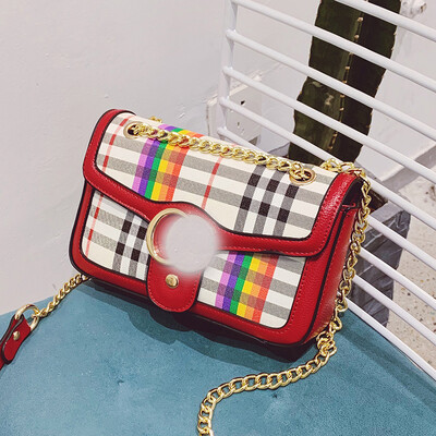

Womens bag 2019 new bag female PU leather Korean fashion womens bag slung cool shoulder bag