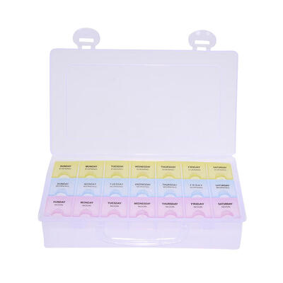 

21Grid Detachable Medicine Box Holder Storage Container Plastics Pill Cases