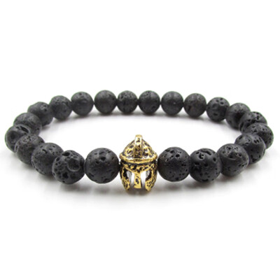 

Trendy Stone Beaded bracelet Adjustable Natural Bracelets Black Men Charm Beaded Item