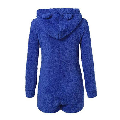 

Women Winter Fall Velutum Nighty Soft Cute Long-Sleeved Plush Jumpsuit Sweety Lovely Pajamas Comfortable Home Clothes