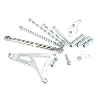 

Billet Polished Aluminum Alternator Bracket Kit Small Block for Ford SB 289 302 347