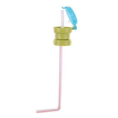 

Children Silicone Spill-proof Bottle Drinks Straw with Straw Cover for Kids