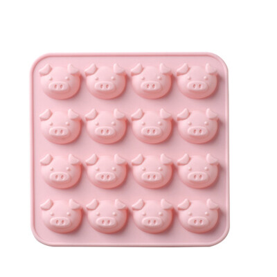 

Siaonvr Silicone Animal Cake Cookie Chocolate Mould Lollipop Mold Baking Tray