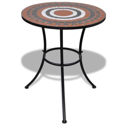 

Mosaic Table 236" Terracotta&White