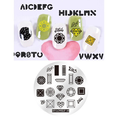 

Manicure DIY Lace Rose Flower Forest Image Nail Plates Nail Art Stamping Plate Nail Art Tools
