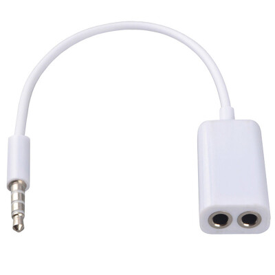 

35mm Double Jack Splitter Audio Share Music Cable Adapter for Earphones