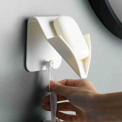 

〖Follure〗Creative Punch-free Soap Box Bathroom Drain Holder Wall Hanging Rack Tools