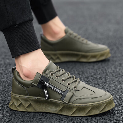 

Increased thick-soled small white shoes Mens autumn all-round trendy mens shoes New Korean version of white shoes summer trendy