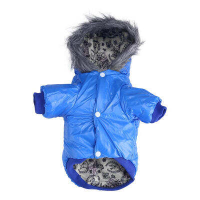 

Winter Warm Pet Dog Clothes Hooded Down Jacket Puppy Outfits Cotton Coats