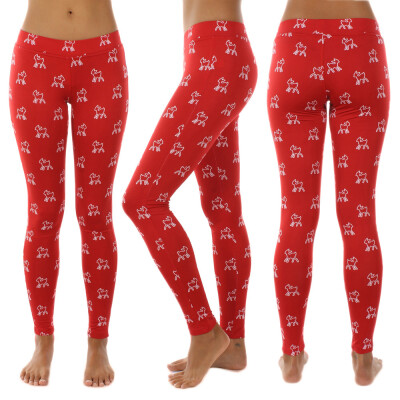 

Tailored Women Stretchy Sexy Print Christmas Leggings Pants Skinny Elastic Waist Tights