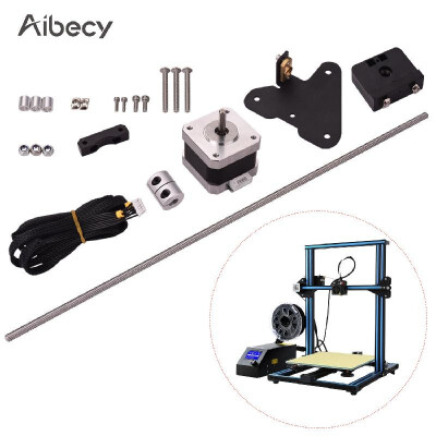 

Aibecy 3D Printer Accessories Dual Z Axis Leading Screw Rod Upgrade Kit with Stepper Motor Replacement for Creality CR-10 3D Print