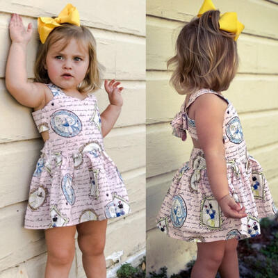 

Toddler Kids Baby Girls Princess Dress Snow White Wedding Party Tutu Dresses