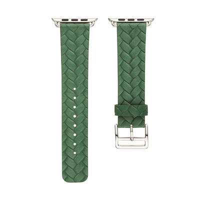 

Leather Woven Pattern Watch Band Bracelet Wrist Strap Belt for iWatch 1 2 3