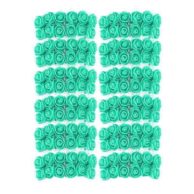 

144pcs 2cm Foam Rose Artificial Bouquet Multicolor Rose Wedding Decoration