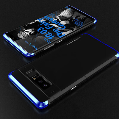 

Luxury For Samsung Galaxy Note 8 Case 360 Full Protection 3in1 Aluminum Metal PC Hard Hybrid Slim Back Cover For Galaxy Note 8