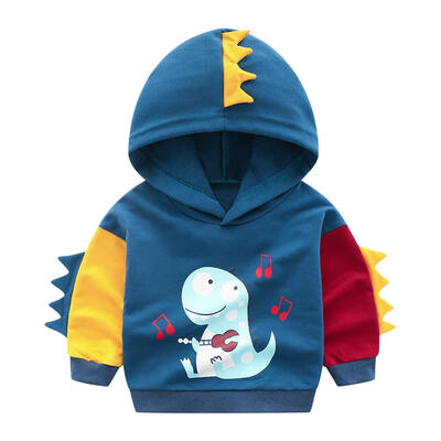

Kids Boys Dinosaur Print Hoodies Long Sleeve Hooded Pullovers Sweatshirt