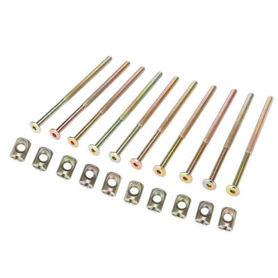 

Greensen 10PCS M6 Carbon Steel 120mm Furniture Bolts With 6mm Barrel Nuts Connector Fastener