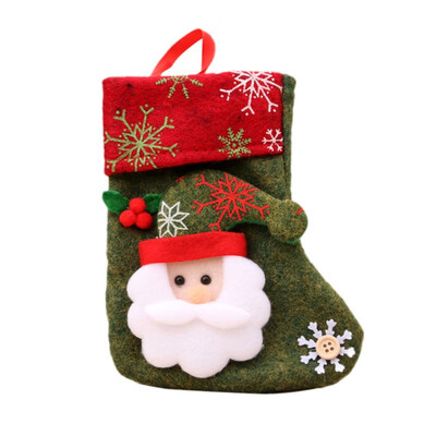 

2020 Christmas Stockings Gift Holders Xmas Tree Pendant Fireplace Hanging Ornaments Family Holiday Season Decor