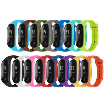 

15pcs Silicone Watchband Replacement Bracelet for Xiaomi Mi Smart Band 4 3