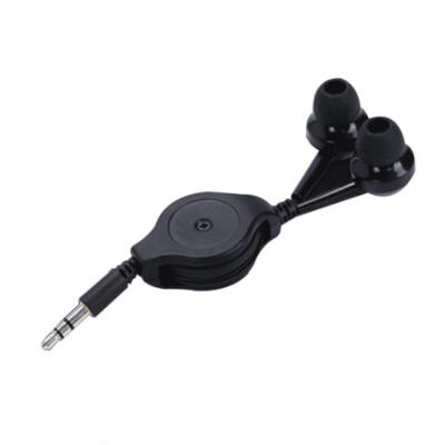 

Double Extendable 35mm Wired In-Ear Earphone Earbuds Headset For Mobile Phones