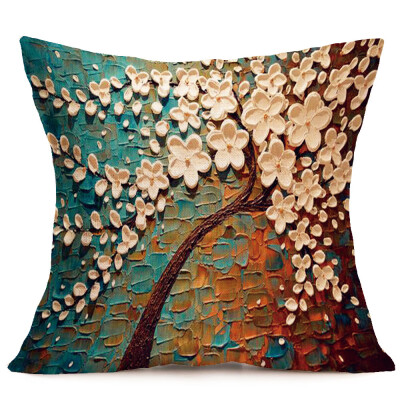 

〖Follure〗Print Sofa Bed Home Decoration Festival Pillow Case Cushion Cover