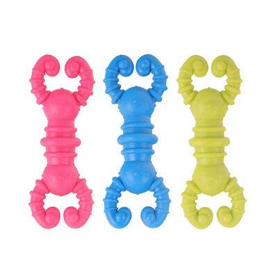 

Novelty Pets Dog Resistant Bite Rubber Toy Puppy Teether Chew Training Toys