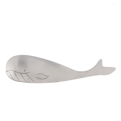 

Greensen Ice Cream Spoon Scoop Stainless Steel Teaspoon Whale Shape for Children