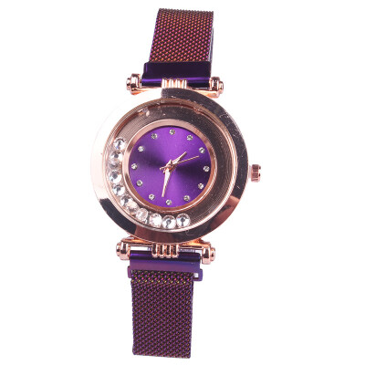 

Lazy magnet stone star watch fashion trend sandpaper watch female